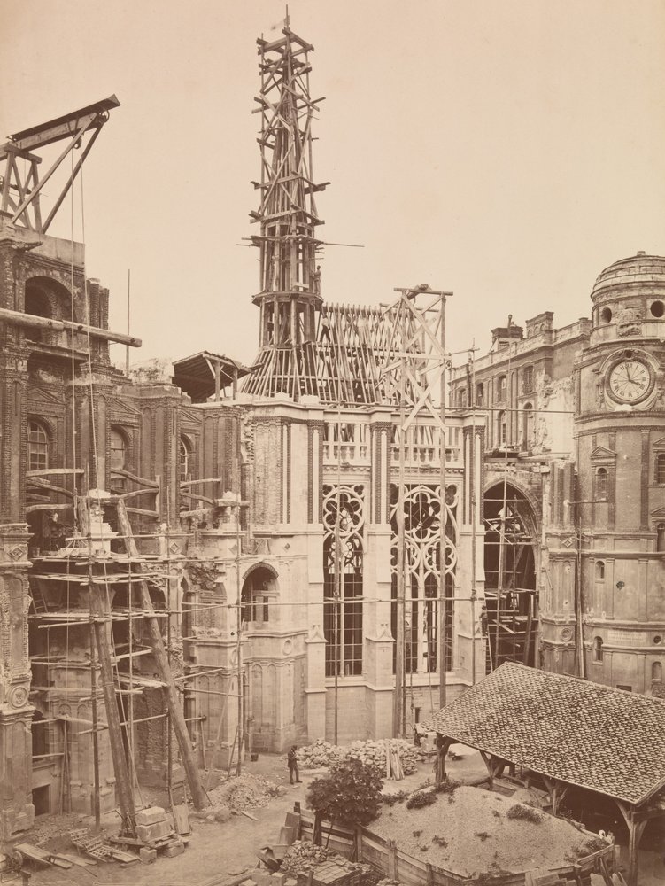 Restauración de Sainte Chapelle de Mederic Mieusement