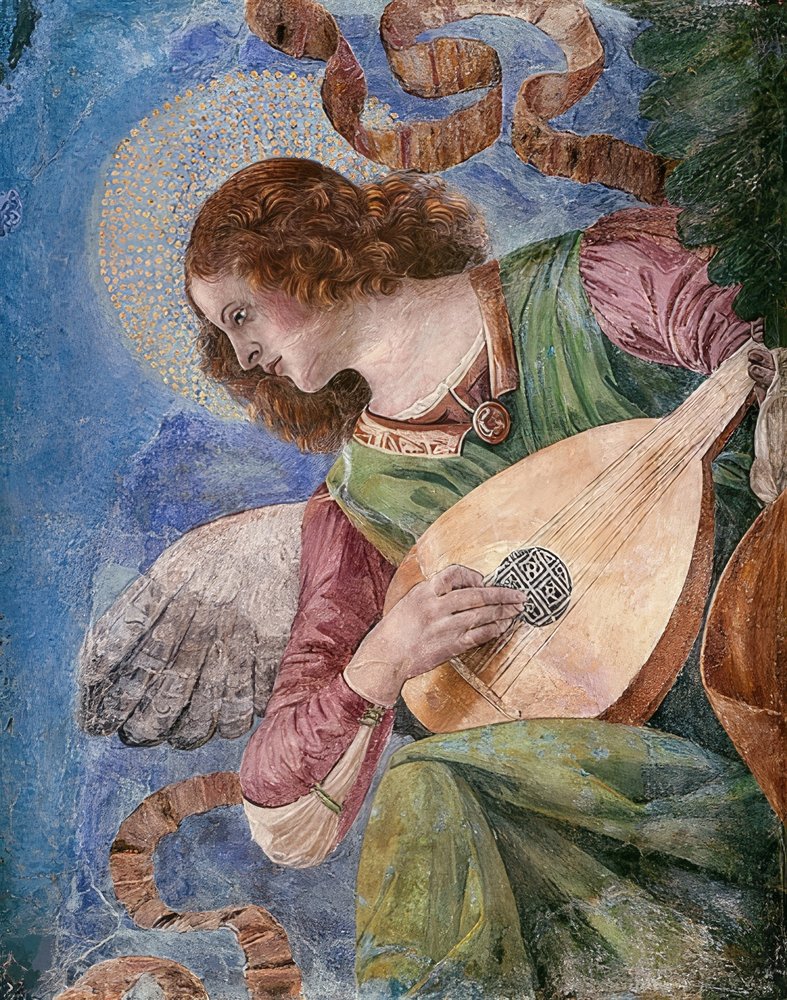 Ángel músico. Hacia 1480 de Melozzo da Forli