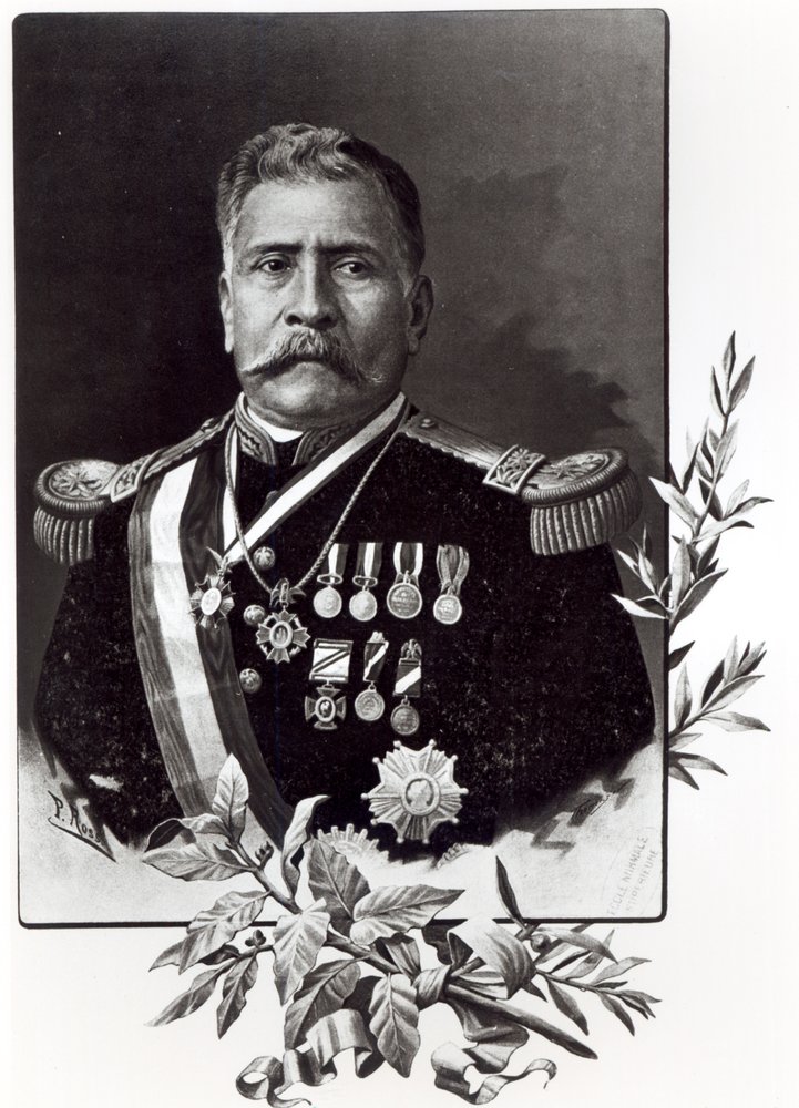 Retrato de Porfirio Díaz (1830-1915) de Mexican School