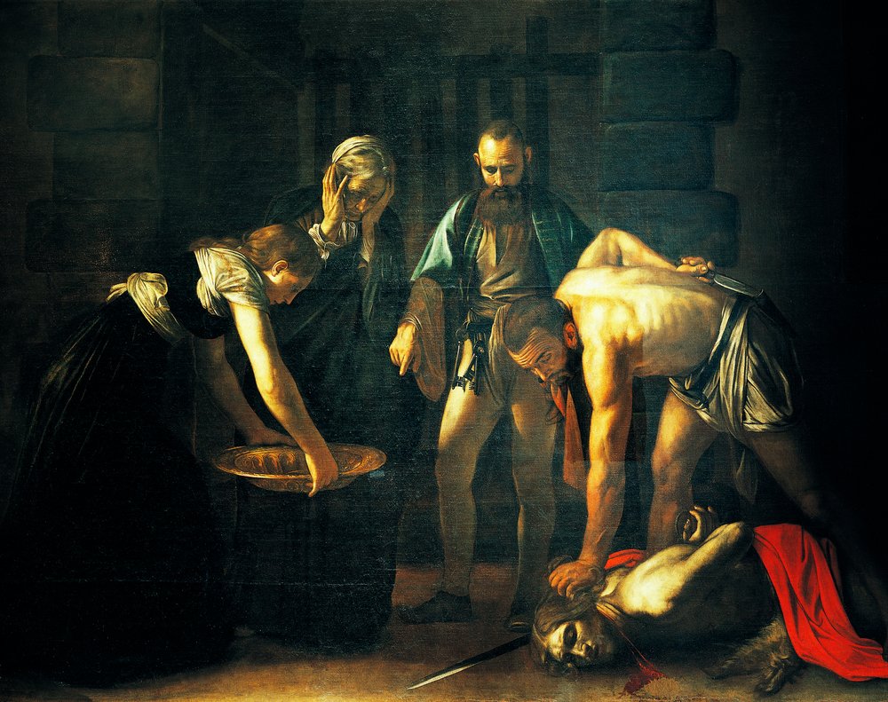 La decapitación de San Juan Bautista de Michelangelo Merisi da Caravaggio