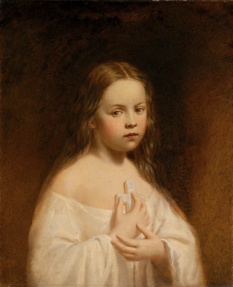 Retrato de la hija de Hiram Powers de Miner Kilbourne Kellogg