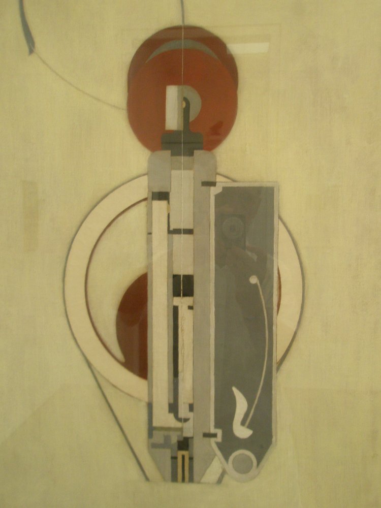 Pintura VIII (Abstracción Mecánica) de Morton Livingston Schamberg