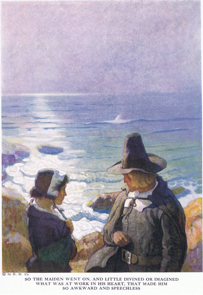 Así la doncella siguió adelante, y poco adivinó o imaginó de Newell Convers Wyeth