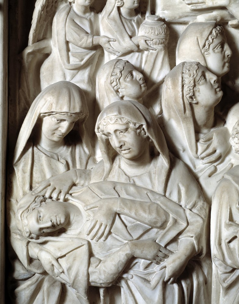La Crucifixión (detalle) de Nicola Pisano
