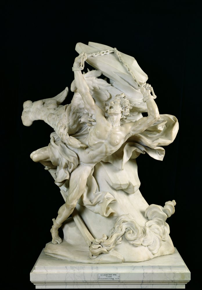 Prometeo encadenado de Nicolas Sebastien Adam