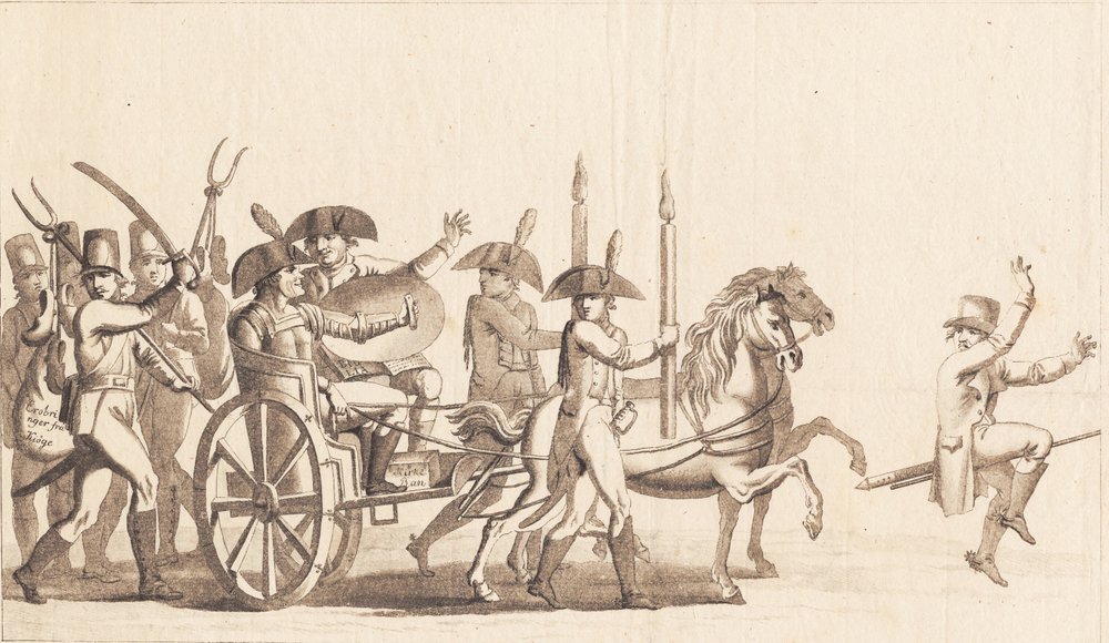 Entrada triunfal de Cathcart y Gambier en Londres después de la expedición a Copenhague de Niels Truslew
