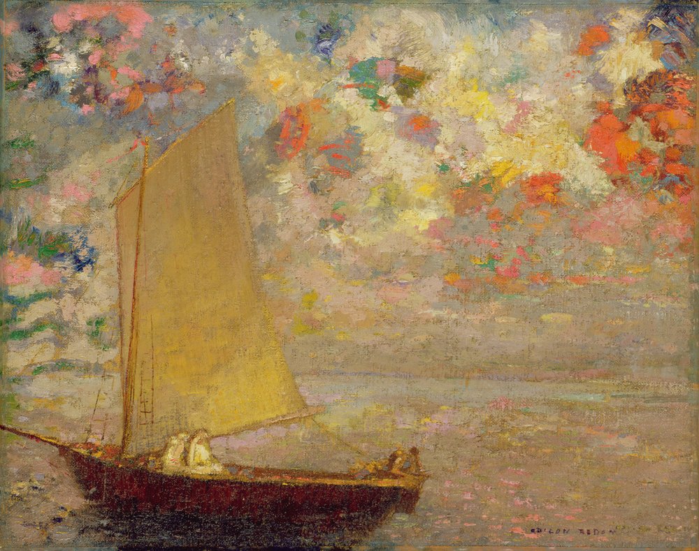 Velero, 1905 de Odilon Redon