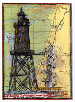 Eversand - Faro superior de Ole West