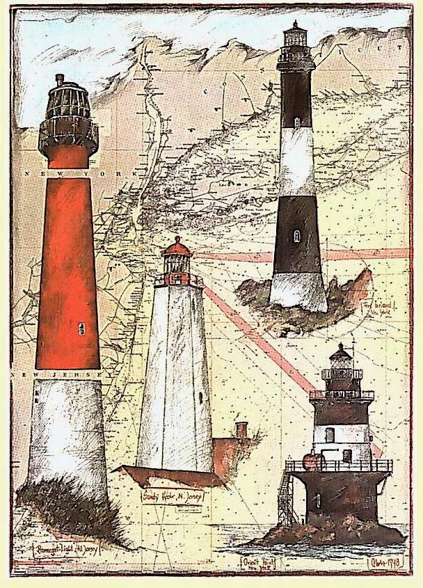 Faro de Nueva Jersey de Ole West