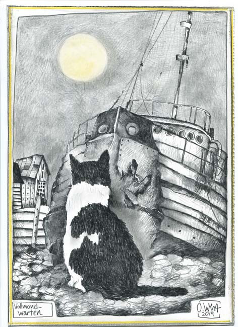 Esperando la luna llena / Gato de Ole West