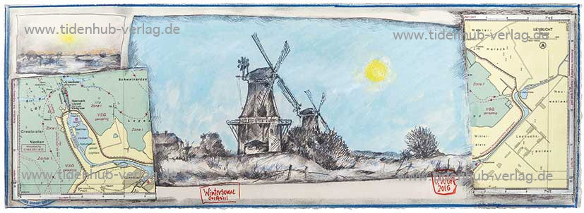 Sol de invierno Greetsiel de Ole West