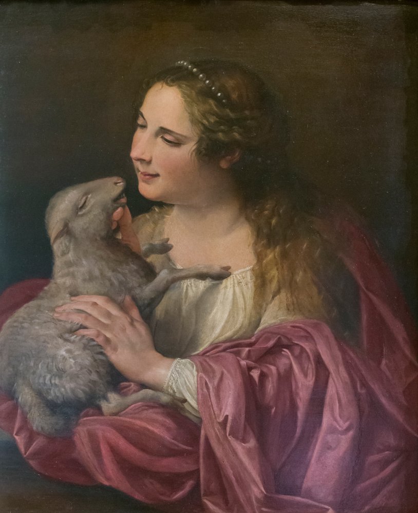 Santa Inés de Orazio Gentileschi