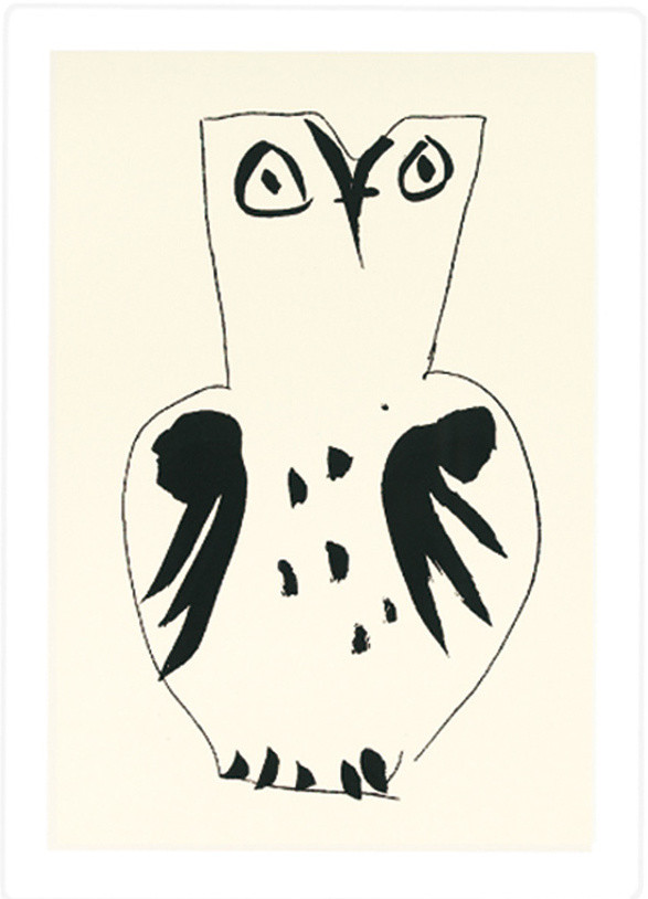 Búho de Pablo Picasso
