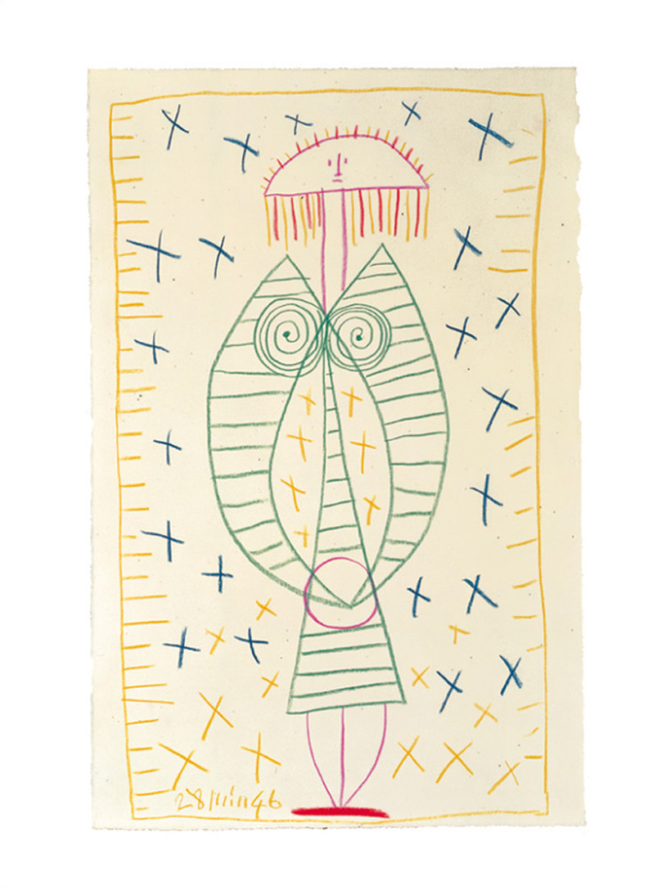 Mujer de pie (Ki. 2) de Pablo Picasso