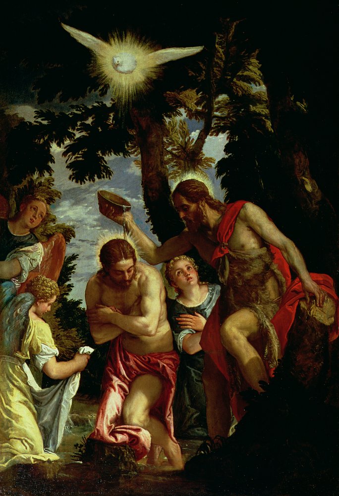 El bautismo de Cristo de Paolo Veronese