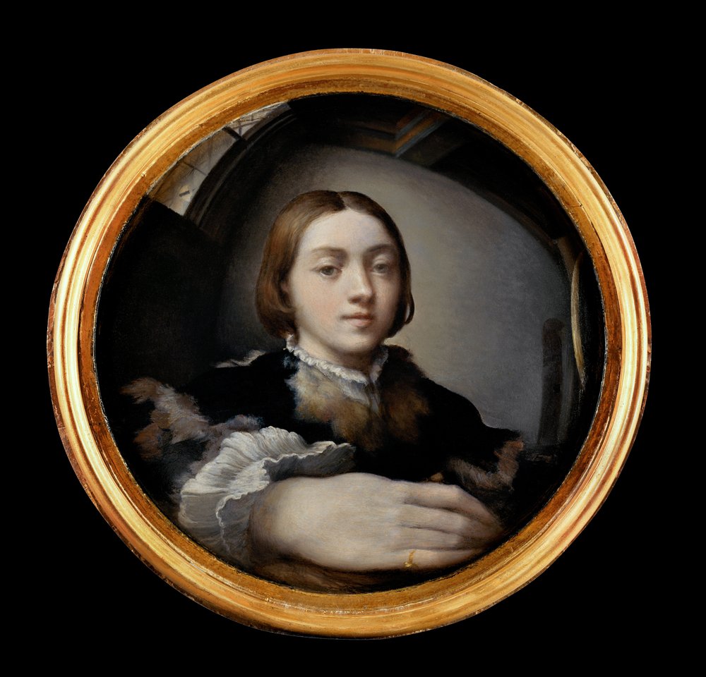 Autorretrato en el espejo de Parmigianino