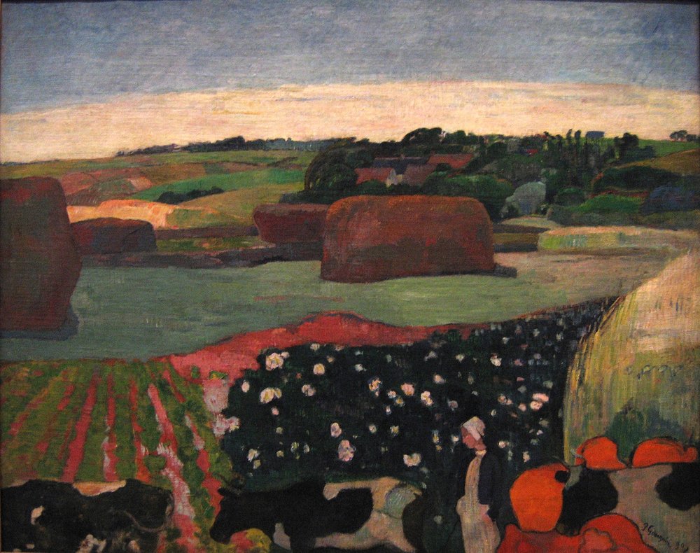 Almiar en Bretaña de Paul Gauguin