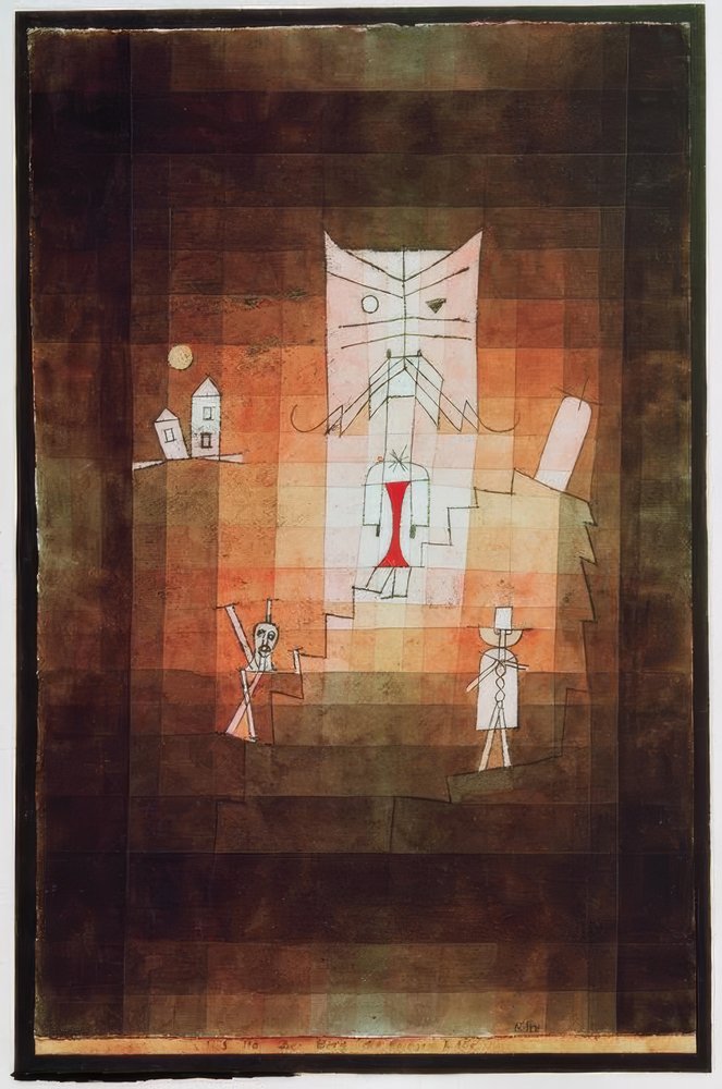 La montaña del gato sagrado de Paul Klee