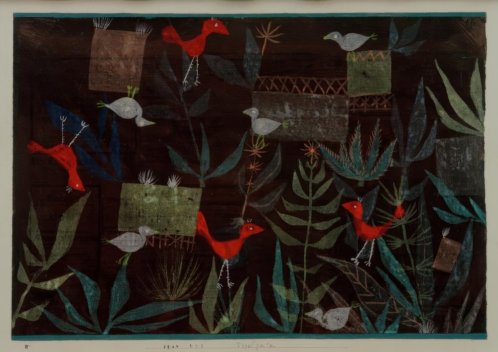 Jardín de pájaros de Paul Klee