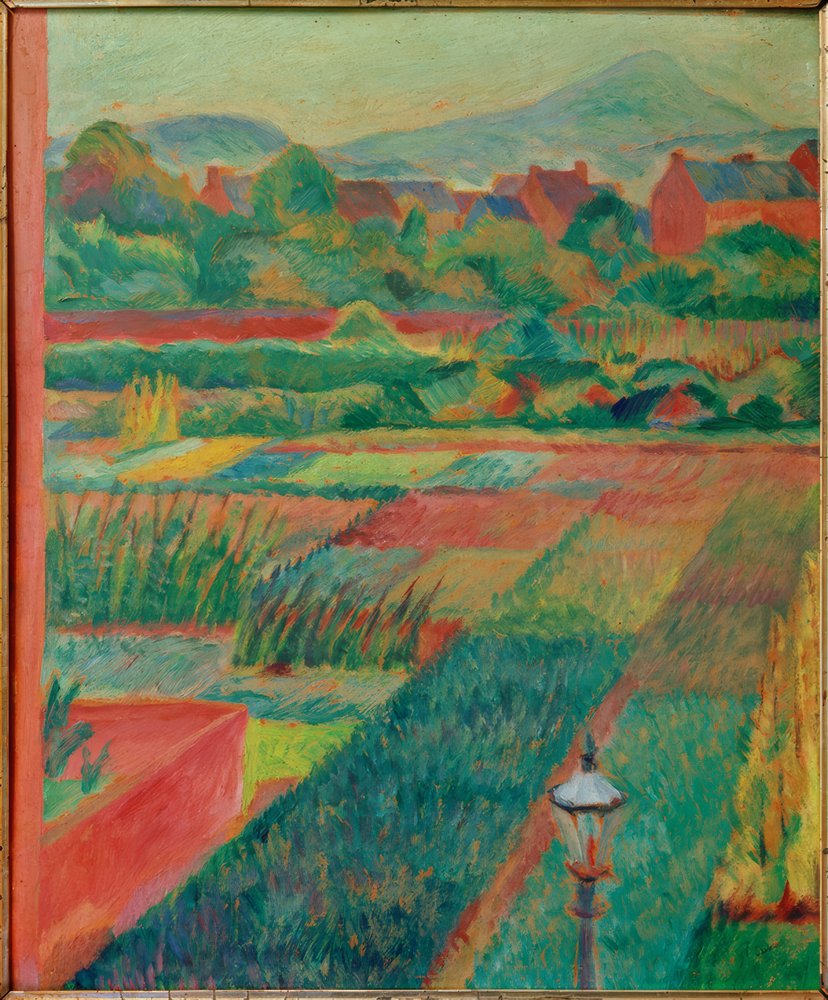Vista hacia Siebengebirge de Paul Adolf Seehaus