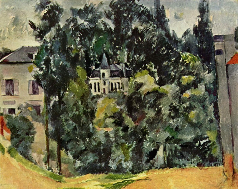 Castillo cerca de París de Paul Cézanne