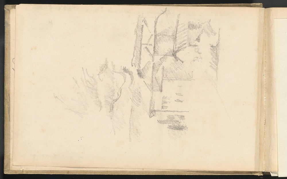 El Molino de Yeso (La Moulin à plâtre) de Paul Cézanne