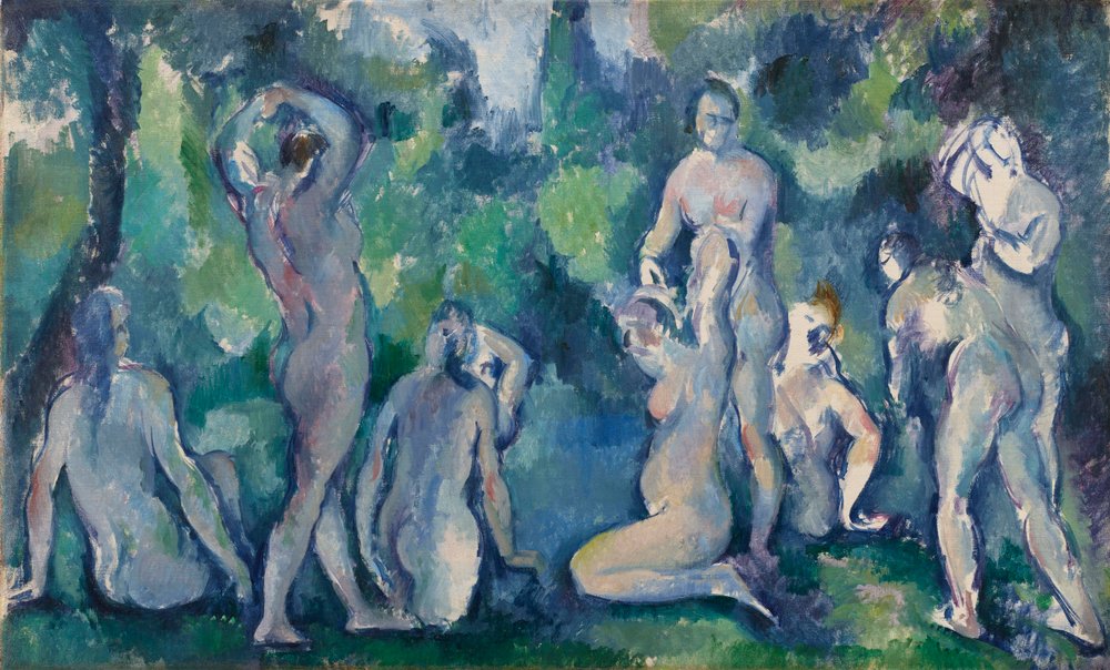 Mujeres bañándose de Paul Cézanne