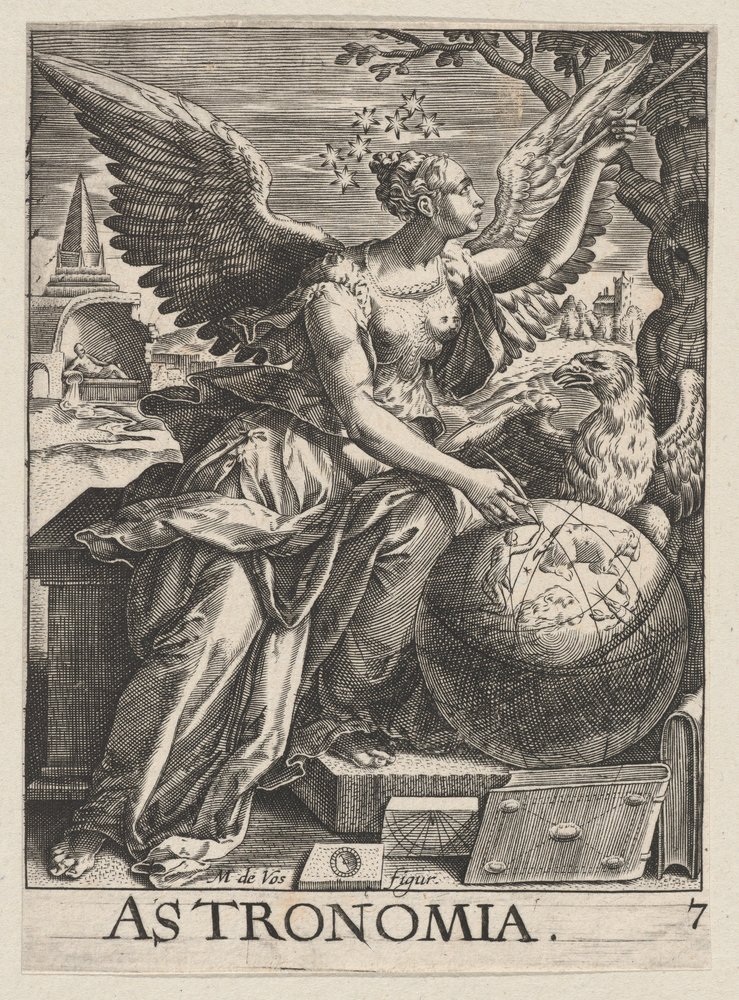 Placa 7: Astronomía, de Las Siete Artes Liberales de Paul Fürst