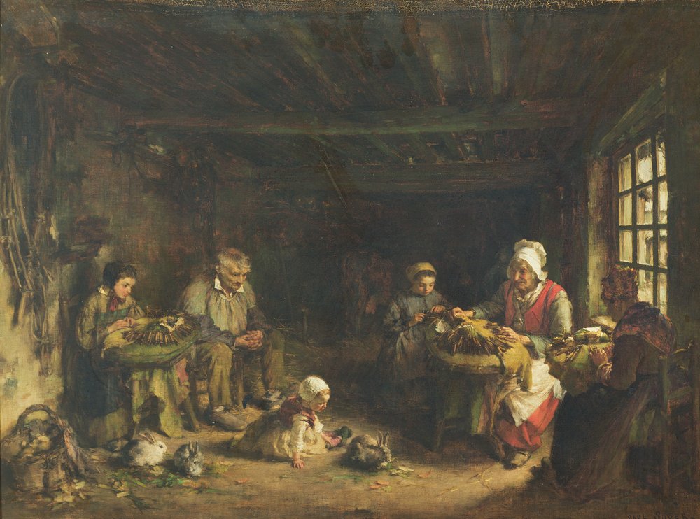 Encajeras en Asnières-sur-Oise de Paul Soyer