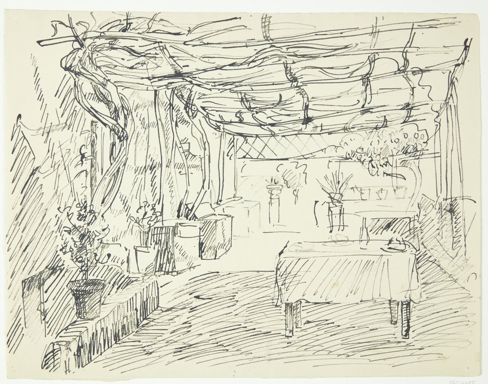 Pérgola en Pompeya de Peter Hansen