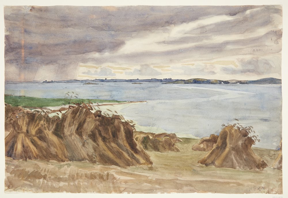 Rug en trote. Katterød rev. Al fondo Bjørnø de Peter Hansen