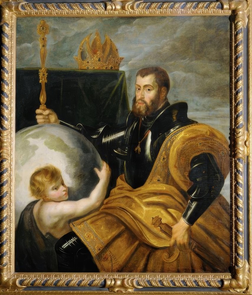 Alegoría del emperador Carlos V como gobernante del mundo de Peter Paul Rubens