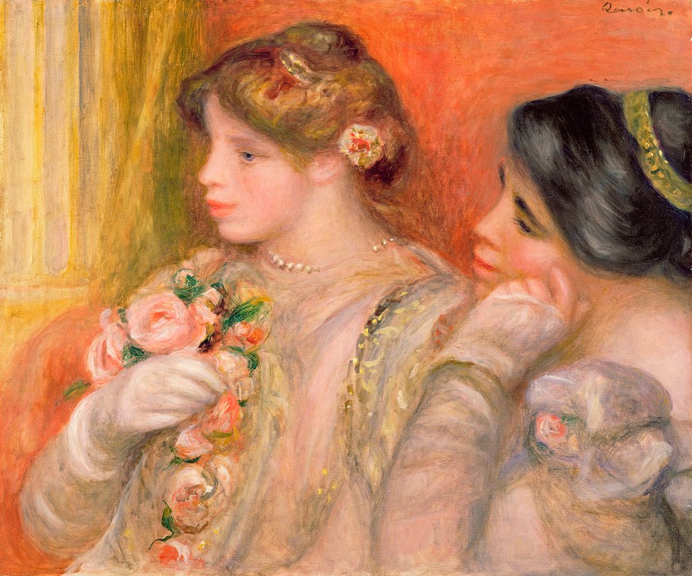 Dans La Loge, c.1908 de Pierre-Auguste Renoir