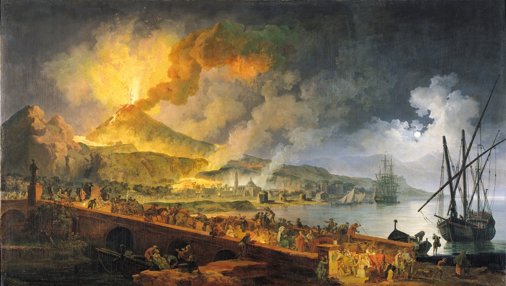 Erupción del Vesubio en 1771, 1779 de Pierre Jacques Volaire