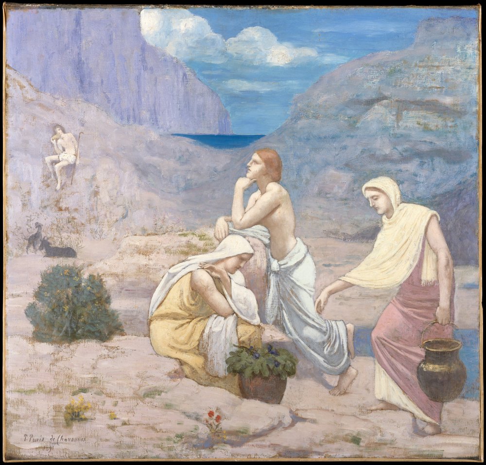 El canto del pastor de Pierre Puvis de Chavannes