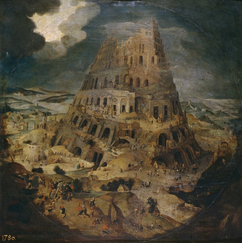 La Torre de Babel, ca 1595 de Pieter Brueghel the Younger
