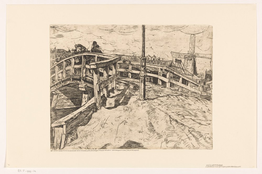 Puente en los Baarsjes de Pieter Dupont