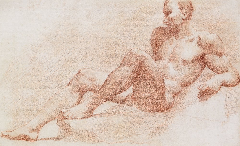 Un desnudo reclinado de Pietro Dandini