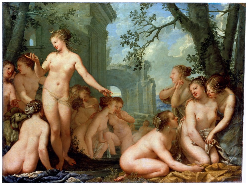 Diana y Calisto, siglo XVII de Pietro Liberi