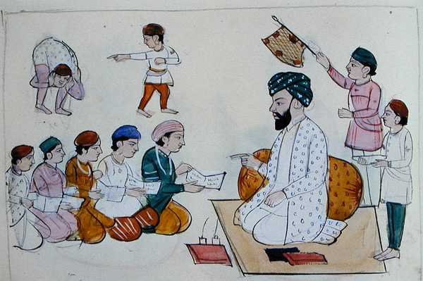 Escuela indígena, c.1890 de Punjabi School
