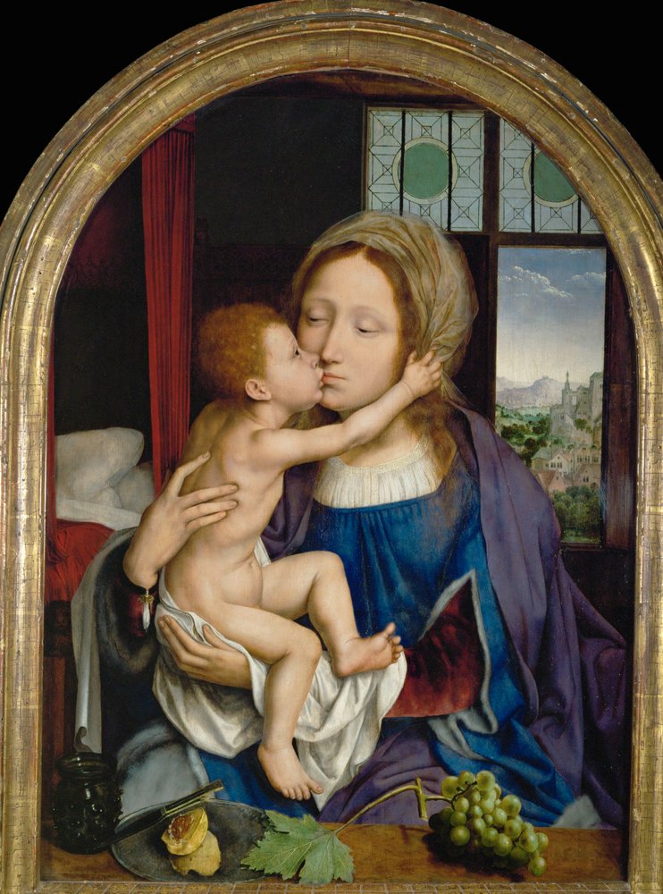 Madonna y el niño ... de Quentin Metsys