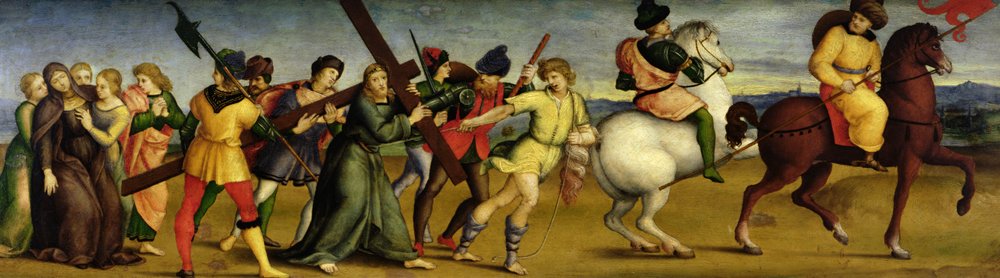 La procesión al Calvario, c.1504-05 de Raffaello Sanzio Raphael