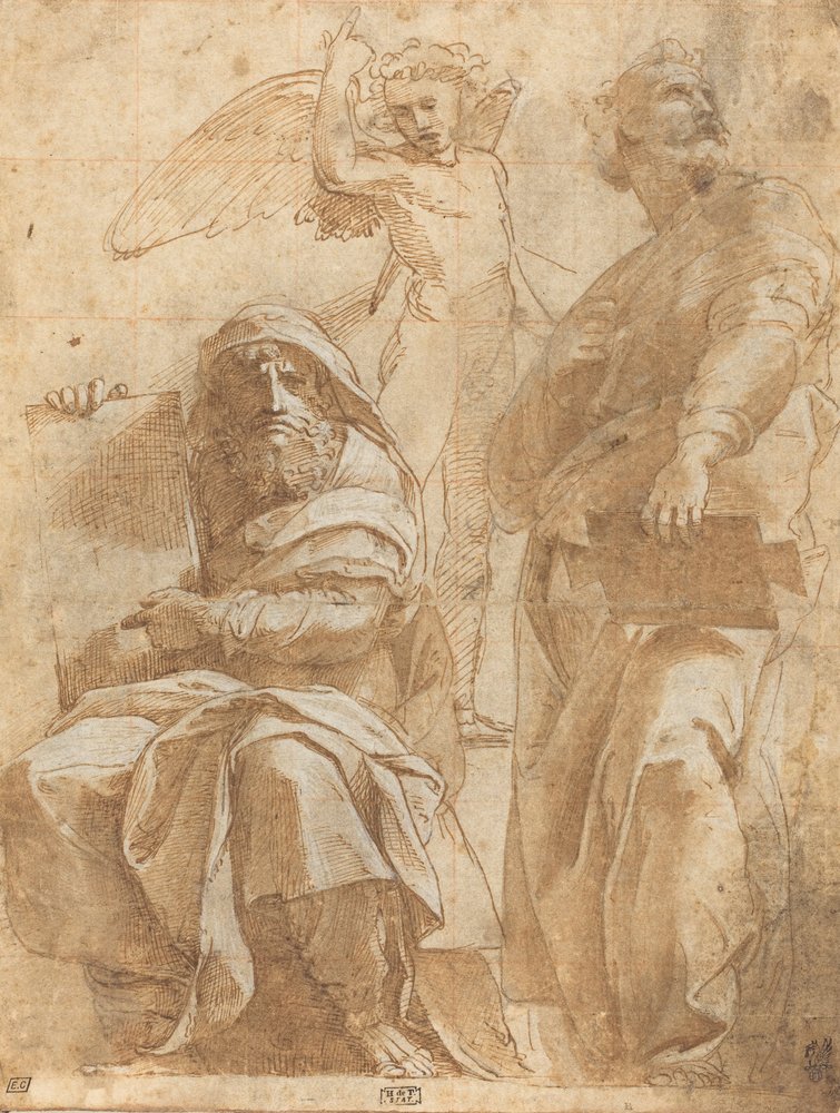 Los profetas Oseas y Jonás de Raffaello Sanzio Raphael