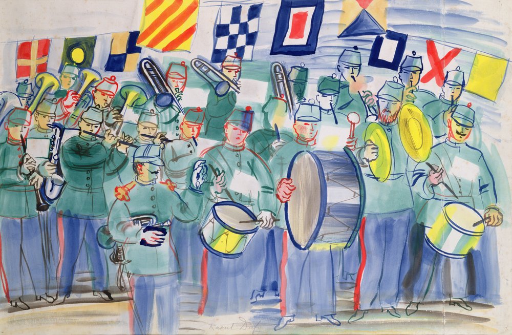 Música en la Aduana de Le Havre de Raoul Dufy