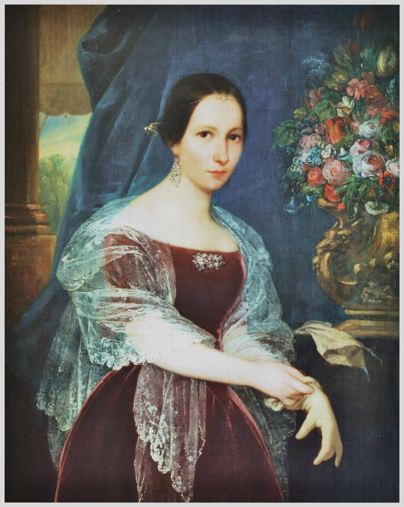 Retrato de doña Enriqueta Pinto de Bulnes de Raymond Quinsac Monvoisin
