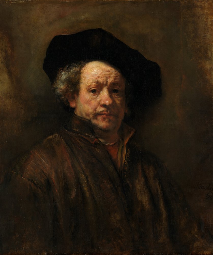 Autorretrato de Rembrandt van Rijn