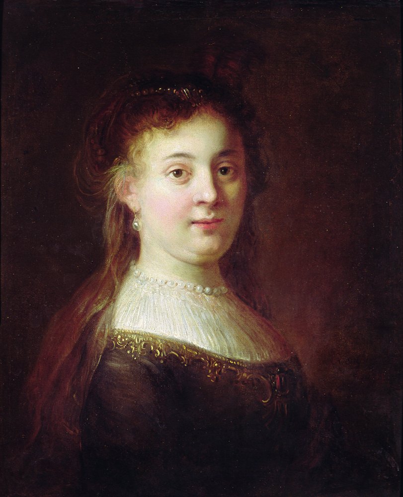 Retrato de Saskia van Uylenburch, c.1633 de Rembrandt van Rijn