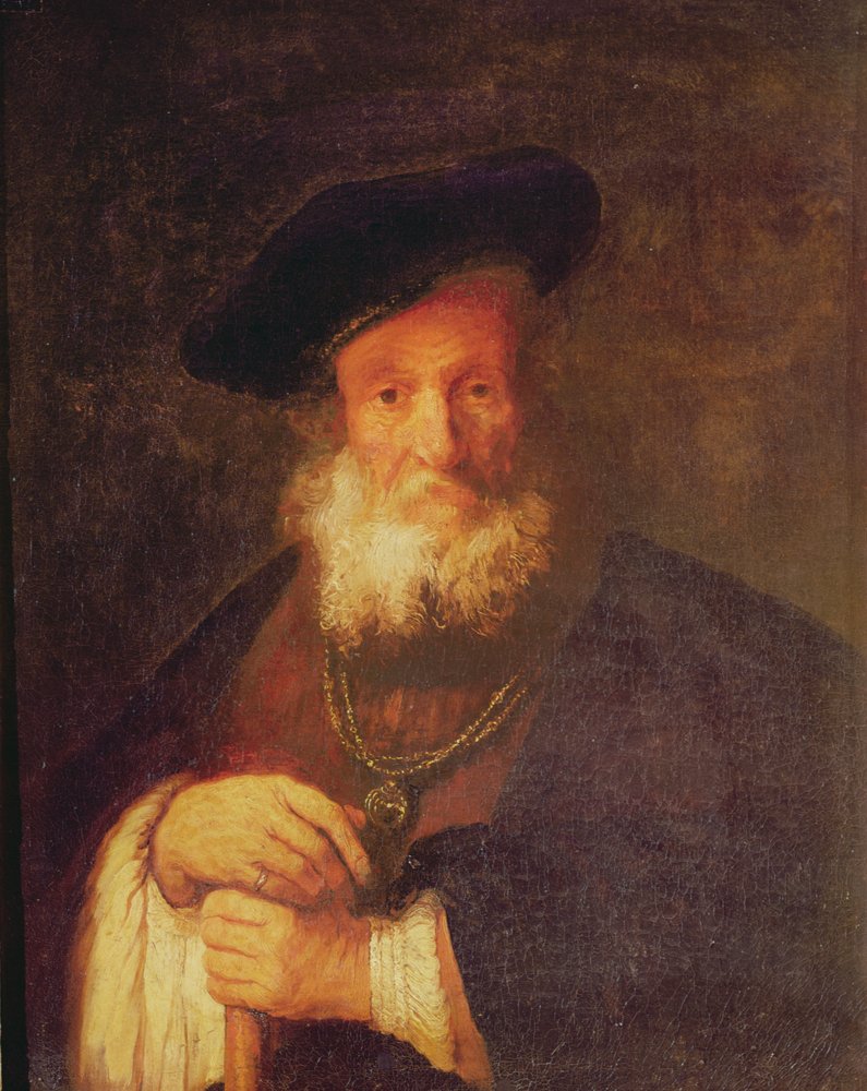 Retrato de un anciano de Rembrandt van Rijn