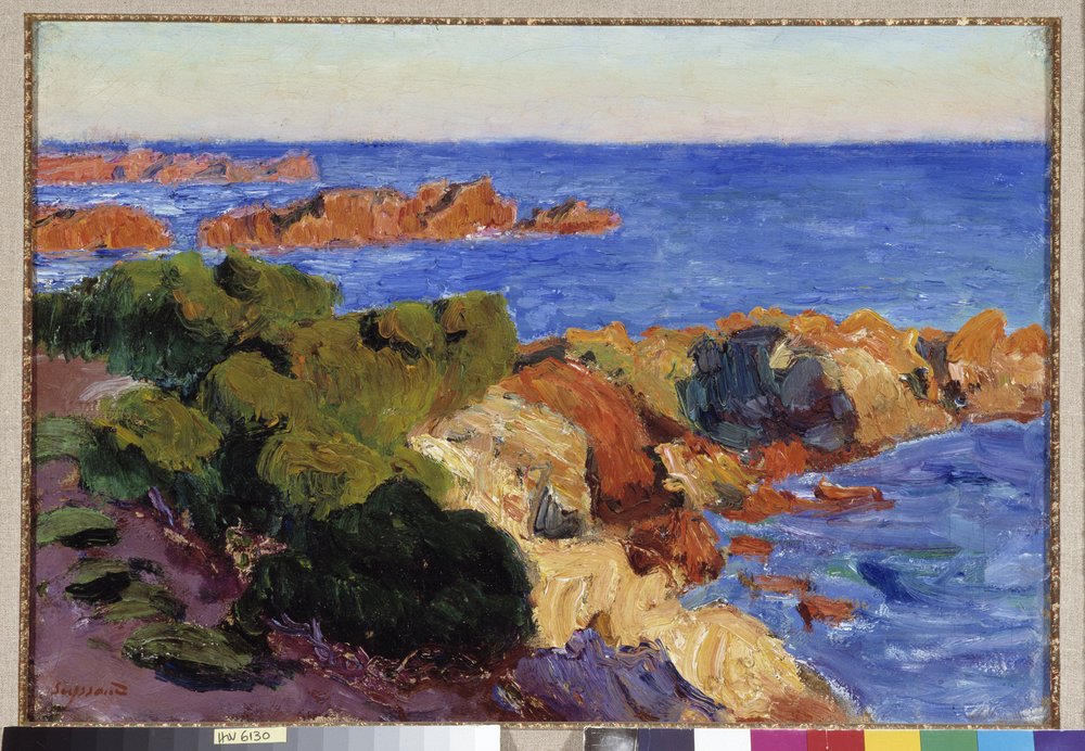 Les rochers rouges a Agay Pintura de René Seyssaud (1867-1952) 1901 Fundación regards de Provence, Marsella de Rene Auguste Seyssaud