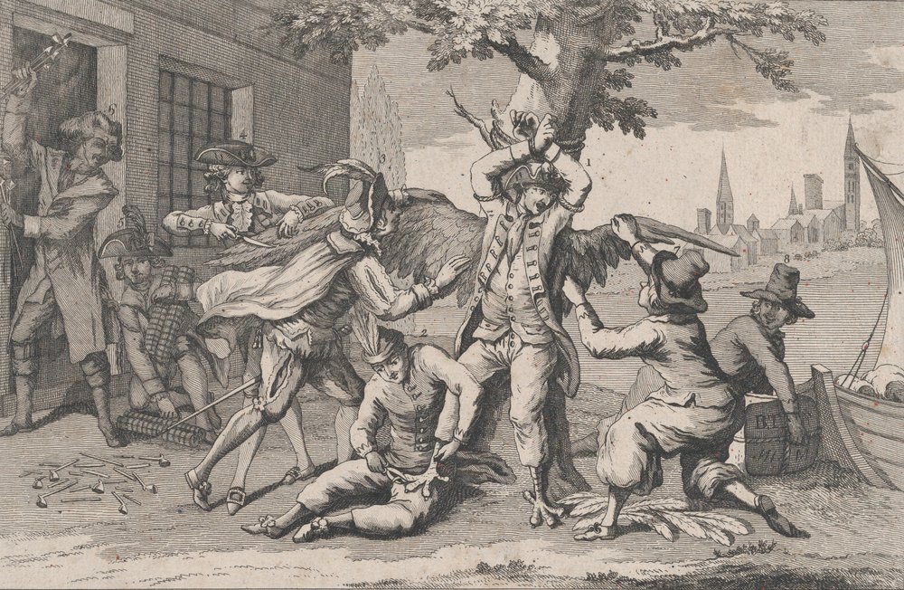 Va de Bon Coeur, dedicado a los Milords de la Armada Inglesa por un miembro del Congreso Americano, 1778 de Richard Purcell